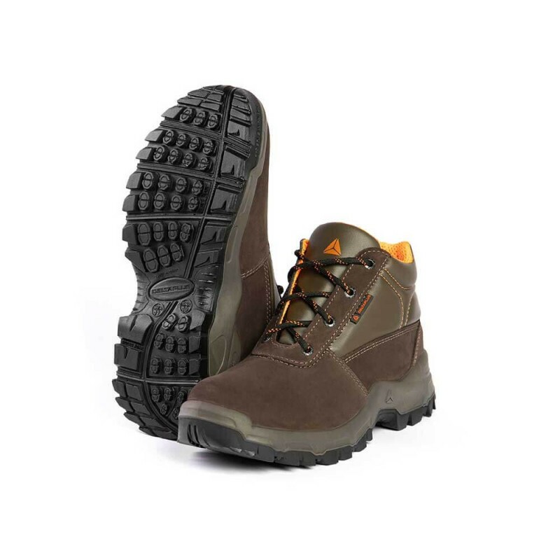 Botina Bidensidade Cadarço e Bico de PVC Marrom CA45374