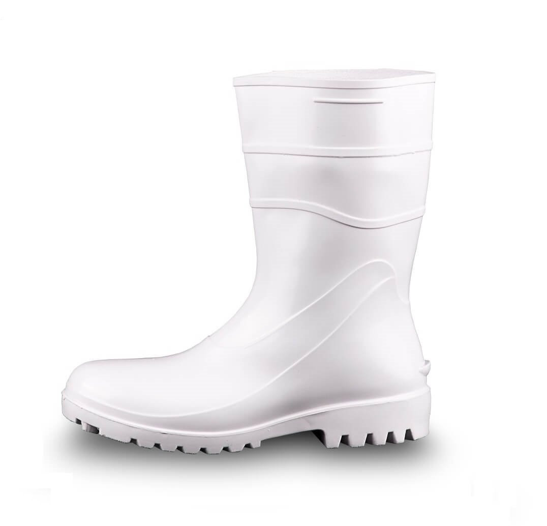 Bota top branca plastico