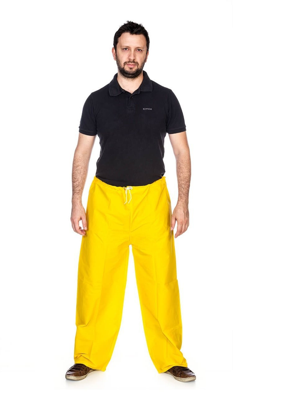 Calça de PVC Amarela - Nikokit (10 Unidades) | CA - 37197