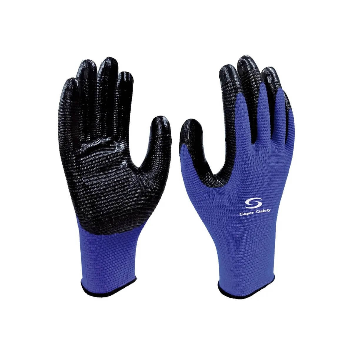 knts Luva de Poliéster Nitrílica SS1006N Super Safety | CA41076