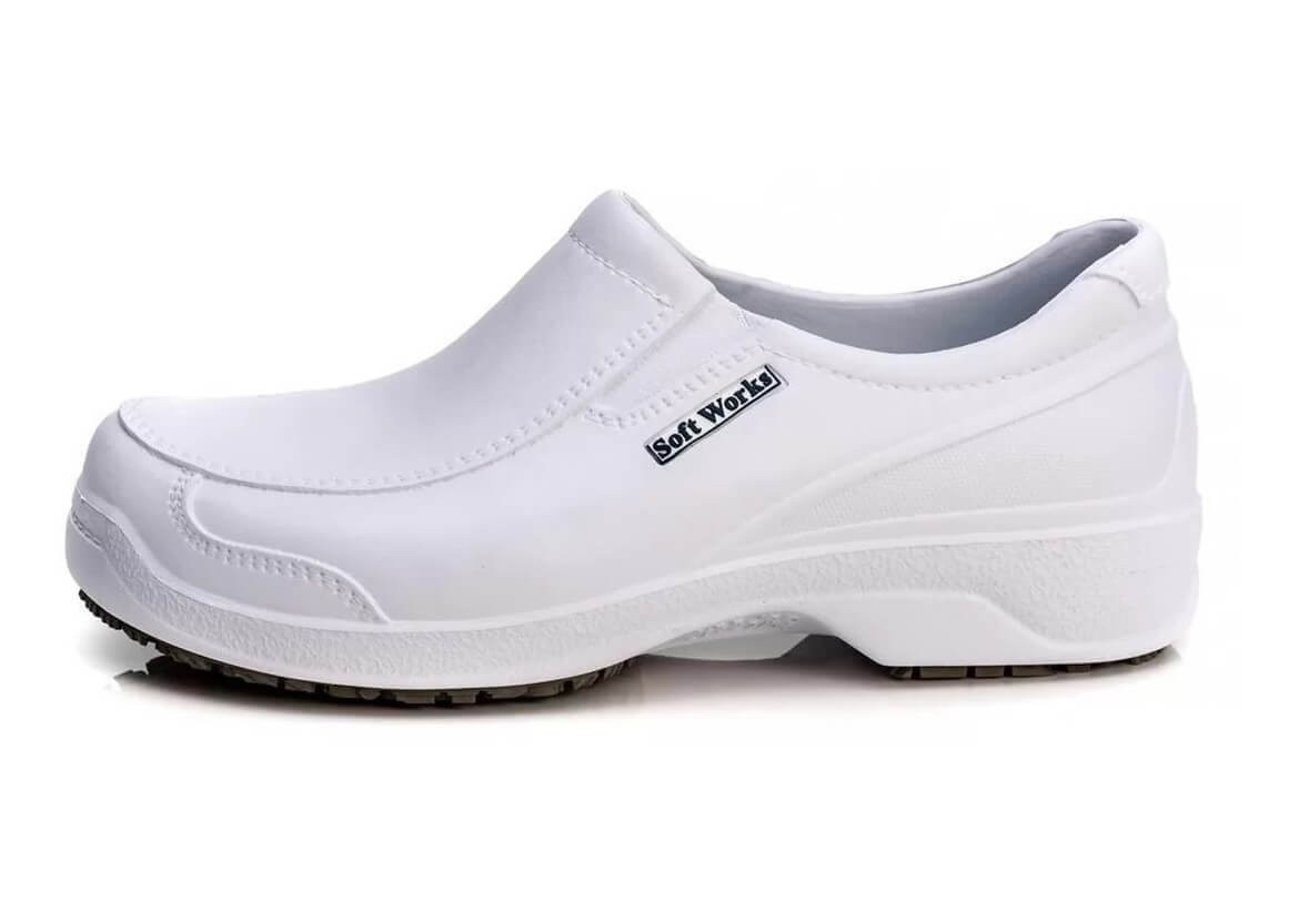 Sapato de EVA com Solado Antiderrapante Branco CA42508