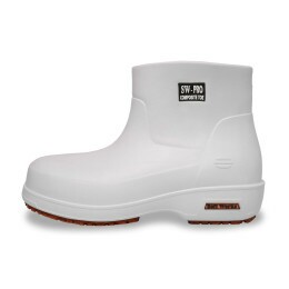 Bota de EVA Cano Curto 15cm Térmica com Solado Antiderrapante e Bico de Composite Branca BB84 - Soft Works | CA - 51286