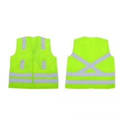 Colete Refletivo Dia e Noite com 4 Bolsos Verde VIC71230 Vicsa - Danny