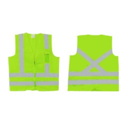 Colete Refletivo Dia e Noite com 1 Bolso Verde VIC72240 Vicsa - Danny