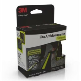 Fita Antiderrapante Safety Walk Preta Neon 50 mm x 5 m H0002224485 - 3M