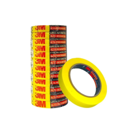 Fita Crepe Automotiva Alta Performance Amarela 18 mm x 40 m HC000660494 - 3M (12 Unidades)