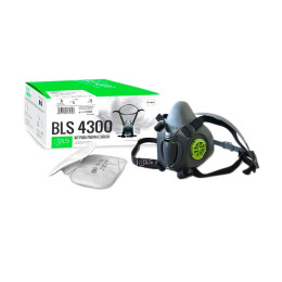 Kit para Solda BLS 4300 com Respirador Semifacial EVO 4000R SM e Filtro para Poeiras, Névoas e Fumos 201 3 P3 - BLS | CA - 35553
