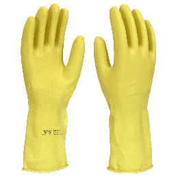 Luva de Látex Amarela LVLAF - Imbat (12 Pares) | CA - 42023