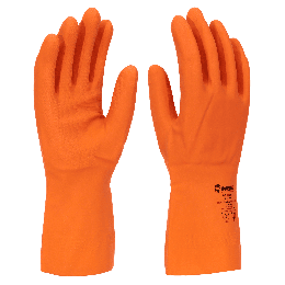 Luva de Látex Reforçada Laranja Imbatex Ultra LVLLF - Imbat (12 Pares) | CA - 41820