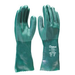 Luva de PVC Palma Áspera Punho 36 cm LVPVC 36 - Imbat (12 Pares) | CA - 41917