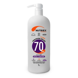 Protetor Solar FPS 70 Facial e Corporal UVA e UVB 1L - Nutriex
