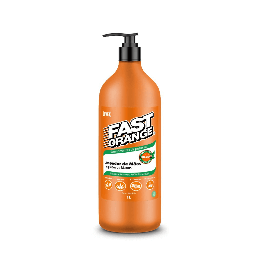 Sabonete Desengraxante Esfoliante Limpa Mãos Biodegradável Fast Orange Bombona 1l - Luvex