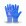 Luva de Látex Corrugado Grip Blue Flex - Kalipso (12 Pares) | CA - 39668