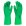 Luva de Látex Verde LVLVF - Imbat (12 Pares) | CA - 44373