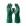 Luva Nitrílica Verde com Forro Atomgrips DA36600 - Danny (1 Par) | CA - 41508