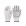 Luva de Algodão Tricotada Pigmentada Branca - Super Safety (12 Pares) | CA - 33529