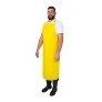 Avental Químico Impermeável em Nylon 1,20 X 0,70 cm com Ajuste de Altura Amarelo 80Q Vértice CA 46468 01