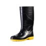 Bota de PVC Cano Longo 32cm Preta com Solado Amarelo Innpro CA 36026