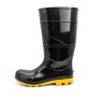 Bota de PVC Cano Longo 35cm Preta com Solado Amarelo 216SA - Cartom  CA - 51055 1