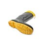 Bota de PVC Cano Longo com Polaina 35cm Preta com Forro e Solado Amarelo 215SACP - Cartom  CA - 51055 4