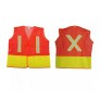 Colete Refletivo Tipo Tela Bicolor Laranja e Verde VIC71316 Vicsa Danny 1
