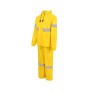 Conjunto Impermeável Ventilado Amarelo em Nylon com Refletivo 3120 Vértice CA 28742 28740 02