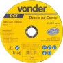 Disco de Corte 115mm x 1,0mm x 22,23mm DCI Inox - Vonder
