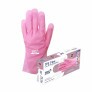 Luva Descartável TPE Flex Rosa Volk 1
