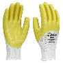 Luva de Poliéster com Banho Nitrílico 3/4 Amarelo LVSBNA - Imbat (12 Pares) | CA - 41734 1