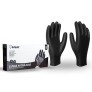Luva Nitrílica Preta Heavy Descartável sem Talco LVSANP50 Imbat (50 Unidades) CA 4829