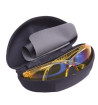 Óculos bloqueador de luz acompanhado de caixa protetora e flanela