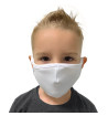 Máscara de Tecido Reutilizável e Lavável Branca Infantil - Protector 1