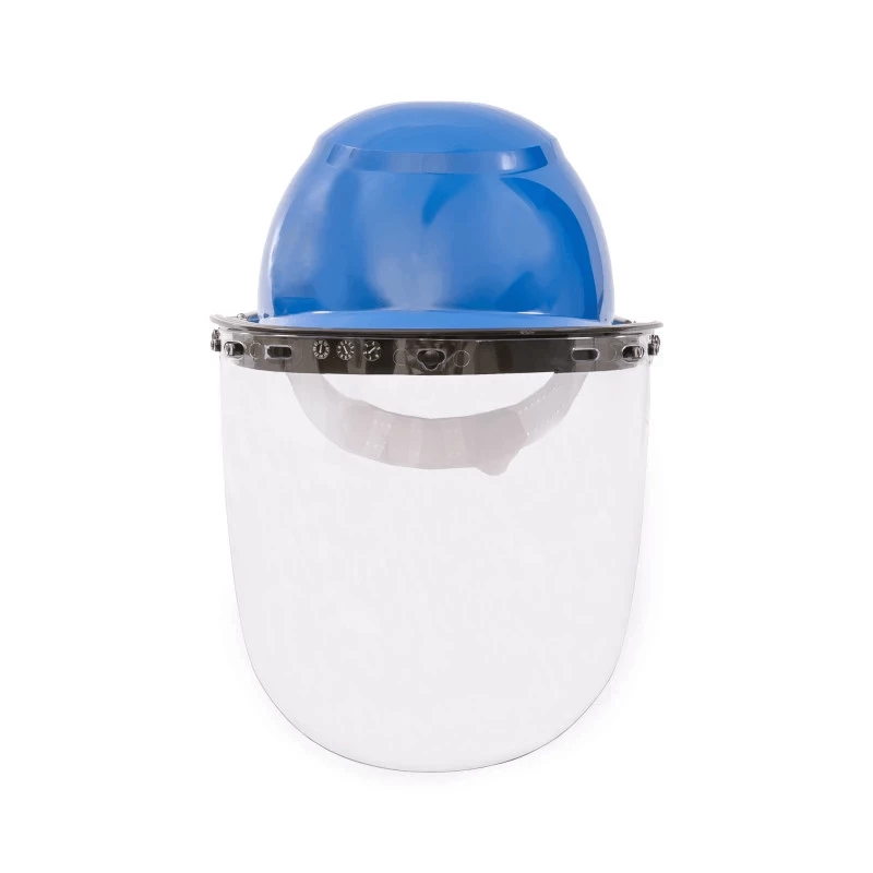 Capacete com protetor facial