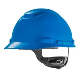 Capacete Classe A e B Azul Claro H700 com Carneira de Catraca e Jugular - 3M | CA - 29638