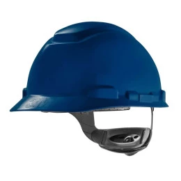 Capacete Classe A e B Azul Escuro H700 com Carneira de Catraca e Jugular - 3M | CA - 29638