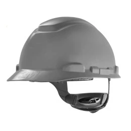 Capacete Classe A e B Cinza H700 com Carneira de Catraca e Jugular - 3M | CA - 29638