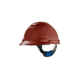 Capacete Classe A e B Marrom H700 com Carneira de Ajuste Fácil e Jugular - 3M | CA - 29638