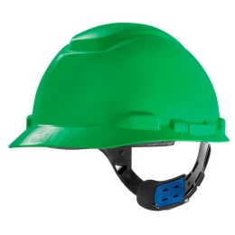 Capacete Classe A e B Verde H700 com Carneira de Ajuste Fácil e Jugular - 3M | CA - 29638