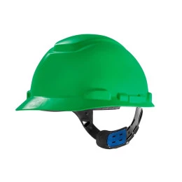 Capacete Classe A e B Verde H700 com Carneira de Ajuste Fácil e Jugular - 3M | CA - 29638