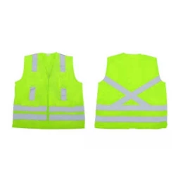 Colete Refletivo Dia e Noite com 4 Bolsos Verde VIC71230 Vicsa - Danny