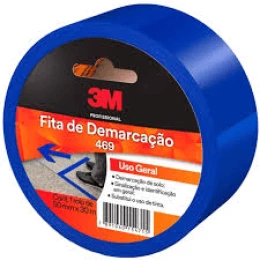 Fita Adesiva para Demarcação Azul 469 50 mm x 30 m HB004210322 - 3M