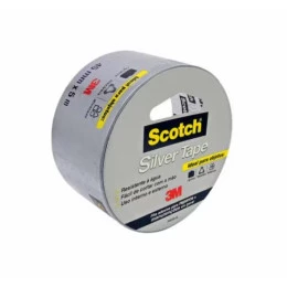 Fita Adesiva Silver Tape Scotch Cinza 45 mm x 5 m HB004557912 - 3M