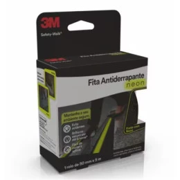 Fita Antiderrapante Safety Walk Preta Neon 50 mm x 5 m H0002224485 - 3M