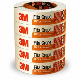 Fita Crepe 101LA 24 mm x 50 m HB004572374 - 3M (5 Unidades)