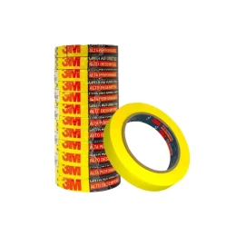 Fita Crepe Automotiva Alta Performance Amarela 18 mm x 40 m HC000660494 - 3M (12 Unidades)