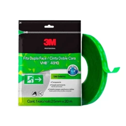 Fita Dupla Face VHB 4910 Transparente 25 mm x 20 m Flow Pack HB004278600 - 3M