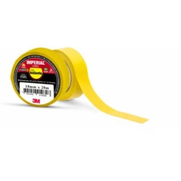 Fita Isolante Imperial Amarela 18 mm x 20 m HB004297972 - 3M (10 Unidades)