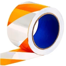 Fita Zebrada para Demarcação Laranja e Branca 65mm x 200m WPS1931 - Delta Plus