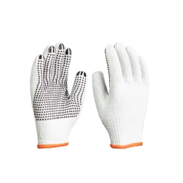 Luva de Algodão Tricotada Pigmentada Branca LVABLP1 - Imbat (12 Pares) | CA - 41744