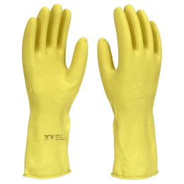 Luva de Látex Amarela LVLAF - Imbat (12 Pares) | CA - 42023